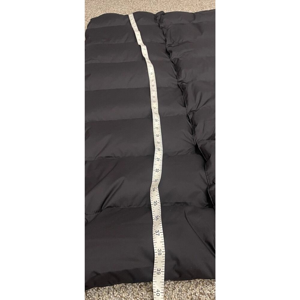 Lululemon 54x11 inches Black Snap Down Puffer Wonder Puff Scarf-U - Picture 7 of 13